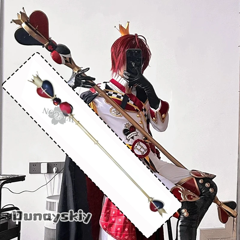 

Hemera*/anime game twst cosplay Heartslabyul Riddle Rosehearts 150cm 3D Polylactic Acid Cane Props Magic staff