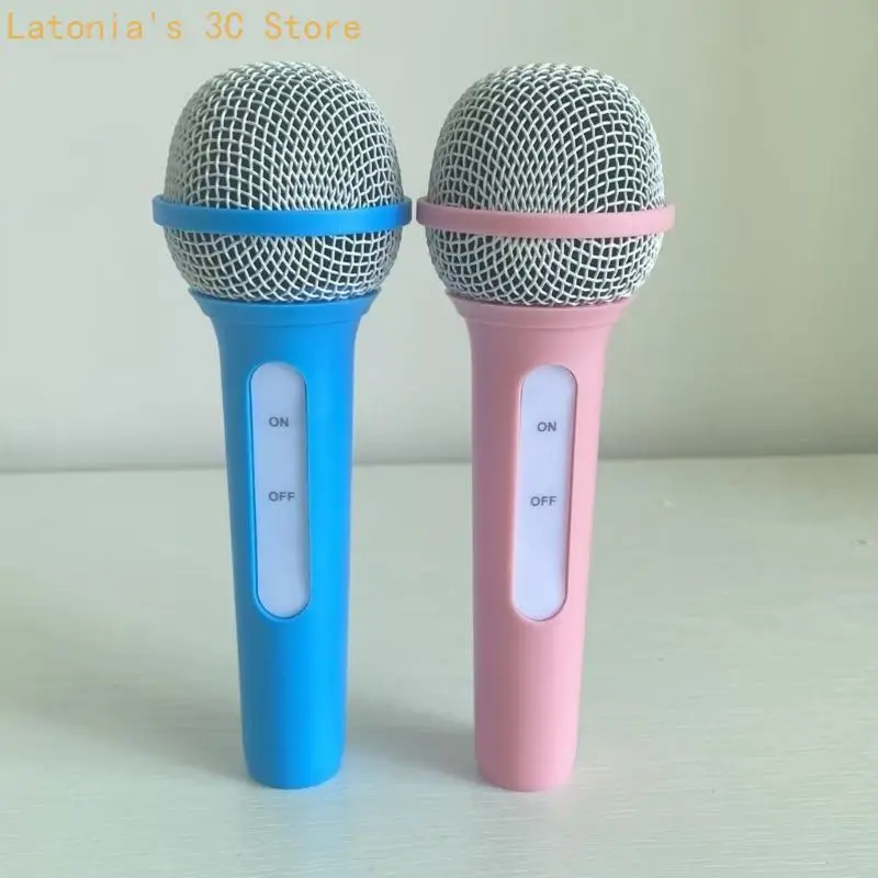 Gefälschtes Mikrofon für Karaoke, realistisches Modell, Mikrofon, Tanzshow, Praxis, perfekt – Detail 9