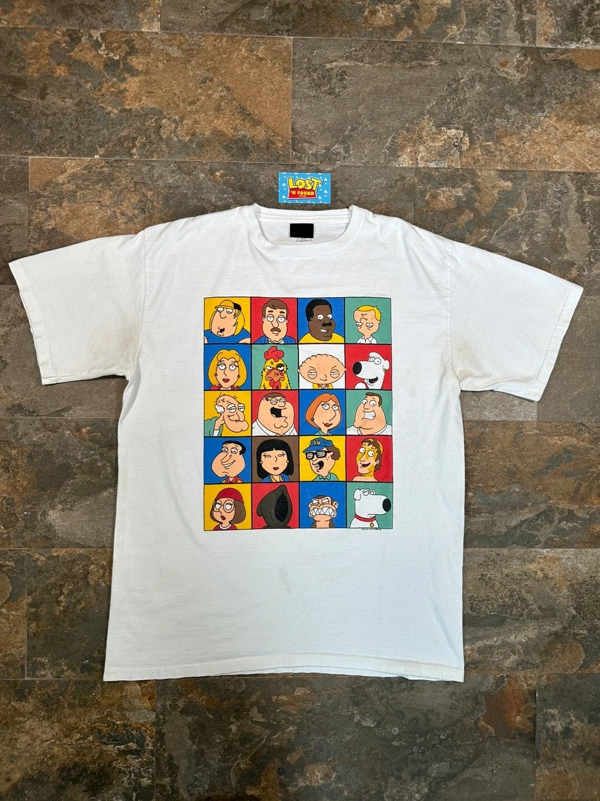 2025 نموذج جديد بيتر غريفين تي شيرت روك عادية الشارع الرياضة فضفاض حجم كبير الرجال تي شيرت كامل الفتاة تي شيرت الأزواج نفس النمط