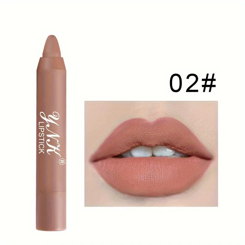 Nude Velvet Matte Lipstick, duradouro, impermeável, renderização, Non-stick Cup Maquiagem, Lip Glaze, Lábios, Lápis Liner, Mulheres Cosméticos