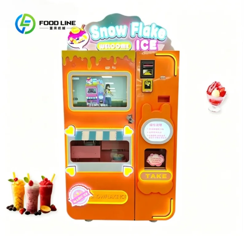 Automatic Slushie Vending Machine Commercial Smoothie Maker for Shopping Mall Convenience Store and Café Use