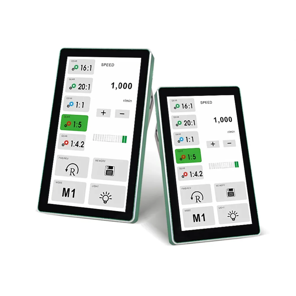 ELIJAH-micromotor Dental sin escobillas con pantalla a Color completamente táctil, Motor eléctrico incorporado, micropotencia, múltiples modos, equipo de dentista