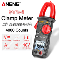 ANENG ST181 Smart Clamp Meter Digital Multimeter AC Current Voltage 4000 Counts Amp Ammeter Hz Capacitance NCV Ohm Test Tools