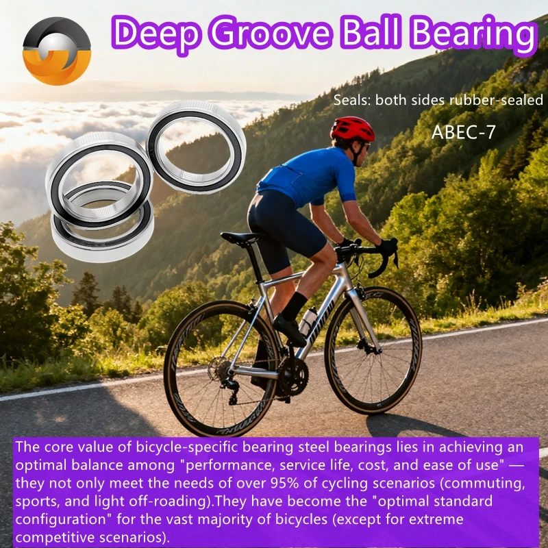 

6804 2RS радиальные шарикоподшипники 20x32x7 мм, велосипедные шарнирные запасные части, подшипники ABEC-7 6804LLU, черные герметичные, выбор 1/4/10 шт.