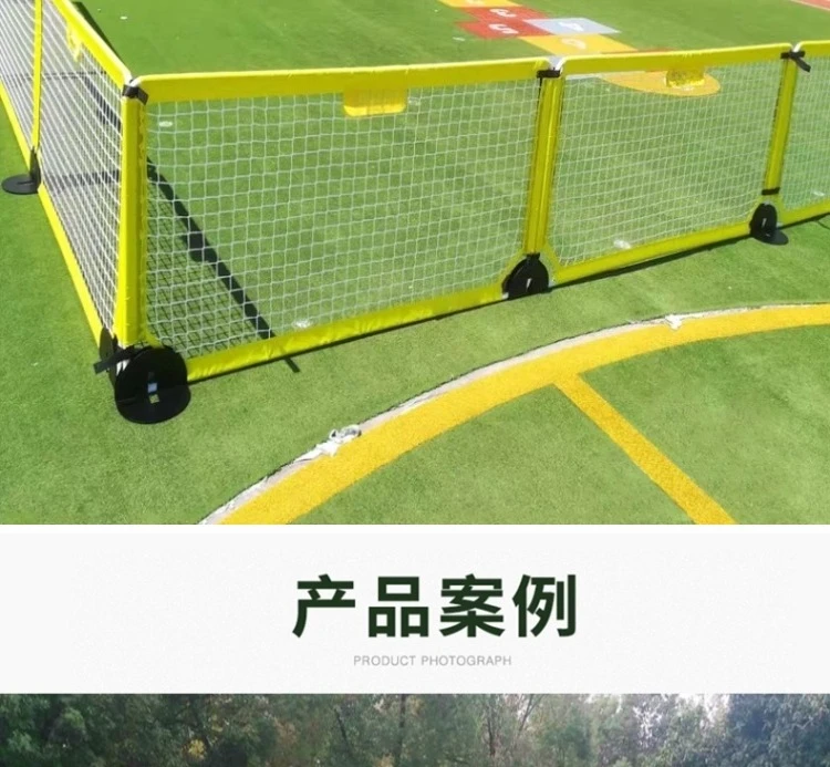 Mini valla de aislamiento de jaula de juego de campo de fútbol, valla de entrenamiento inflable para jardín de infantes