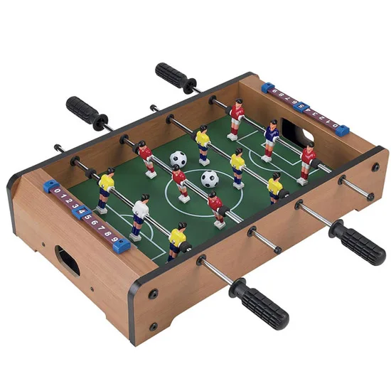 

Wooden Mini Desktop Foosball Table Soccer Game, Mini Size Baby Foot Soccer Table for Kids, Tabletop Football Table Gift