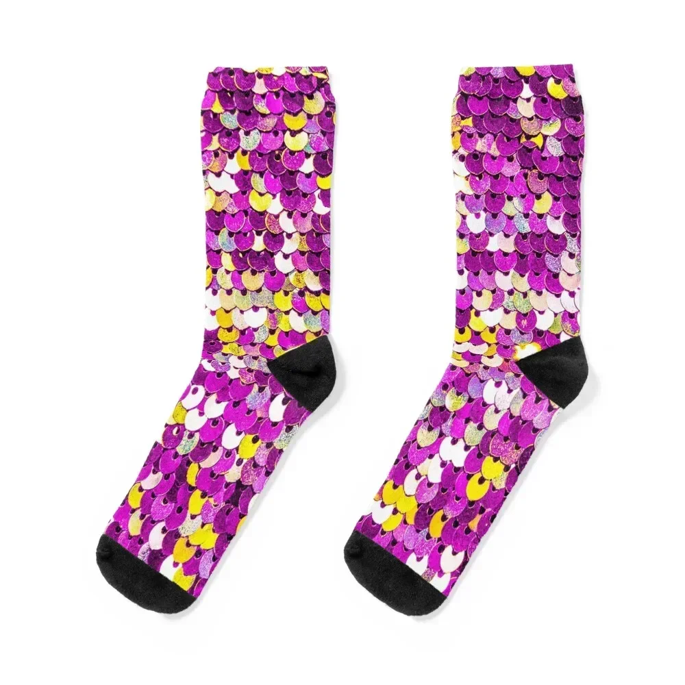 

Funky Sequins Socks funny sock winter gifts Christmas happy Socks Girl Men's