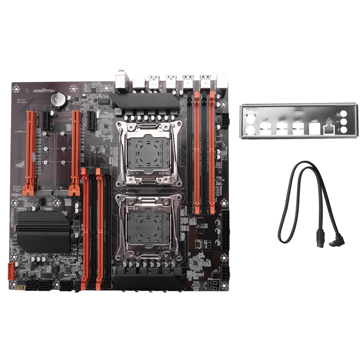 Imagem -02 - Placa-mãe Lga 20113 Suporte Duplo Cpu Ddr4 Memória 8x32g para Lga 2011-3 Xeon e5 Series X99