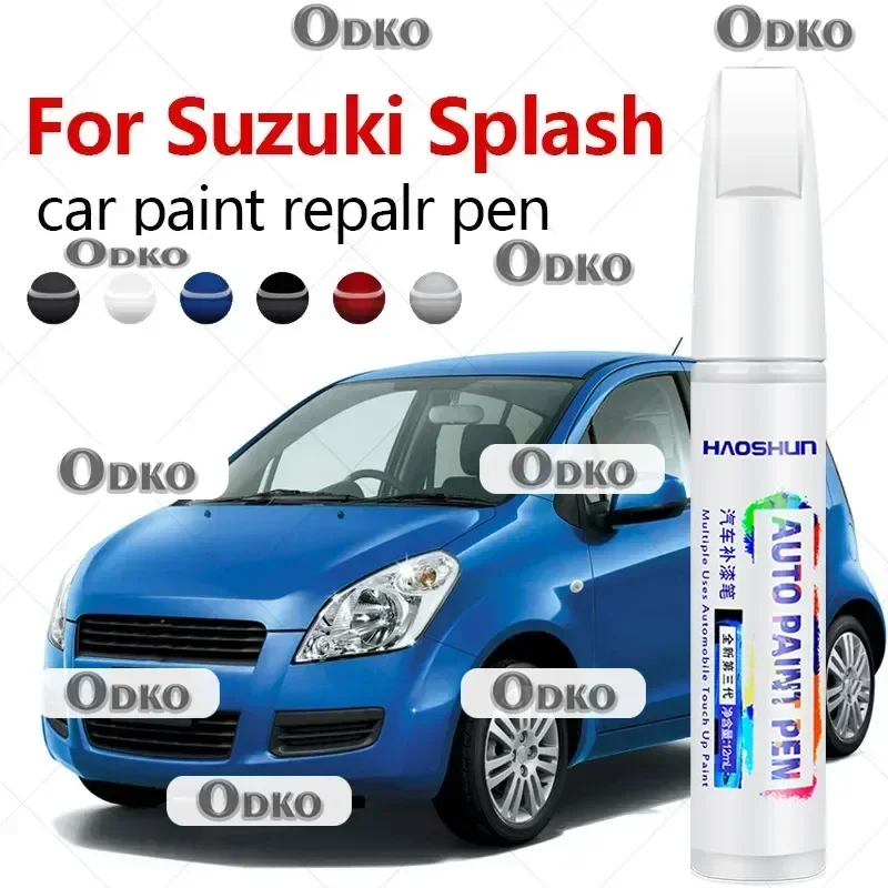 

For Suzuki Splash 2008-2014 XB Paint Repair Pen Touch Up Scratch Remover DIY Auto Accessories Black White Green Grey Silver Blue