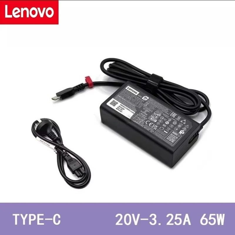 

Lenovo 65W 20V-3.25A Laptop Power Adapter Suitable for Xiaoxin Pro13/14 Thinkbook14/15