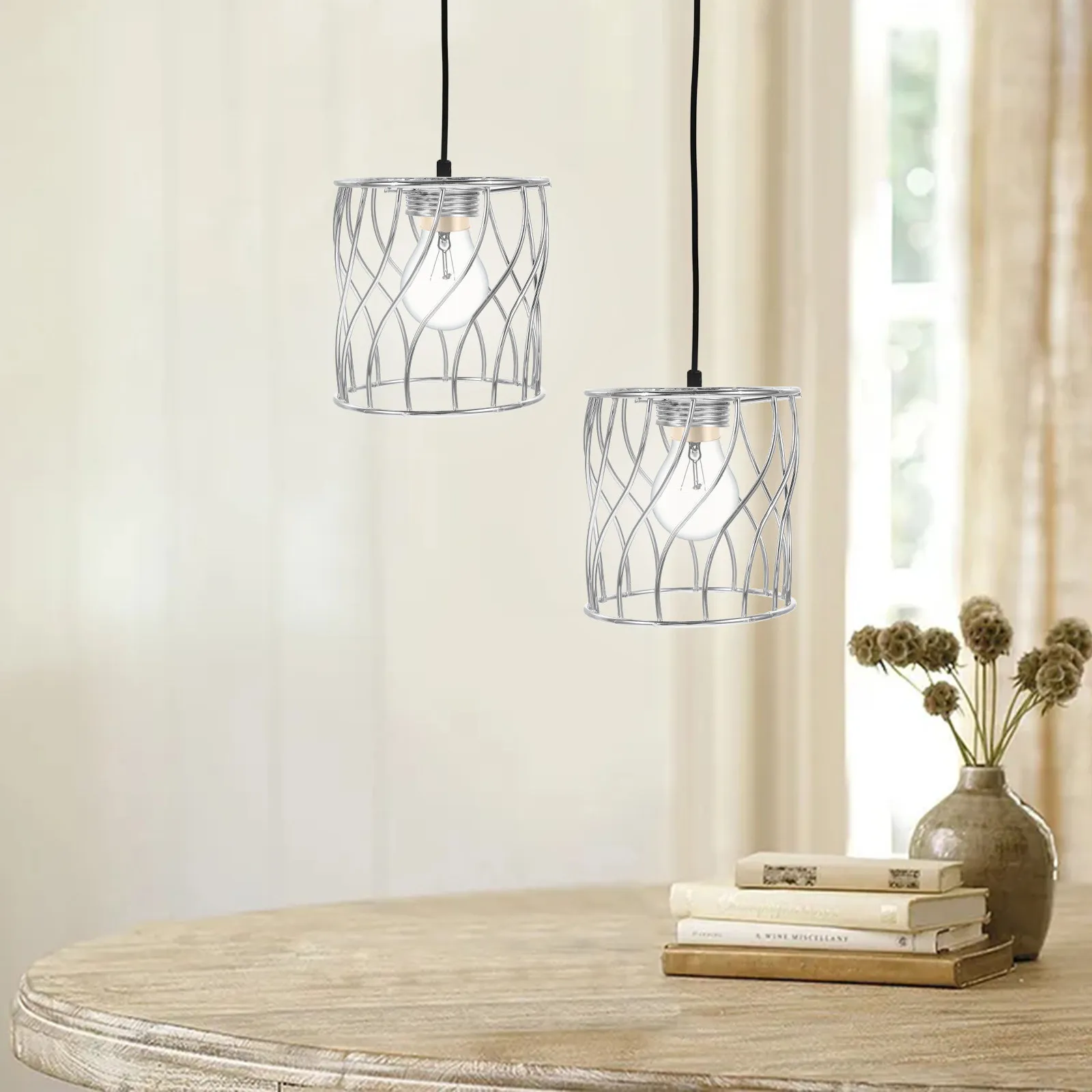 

Mini Iron Birdcage Pendant Lamp Shade Vintage Rustic Farmhouse Ceiling Light Fixtures Decorative Metal Cage Lighting Warm