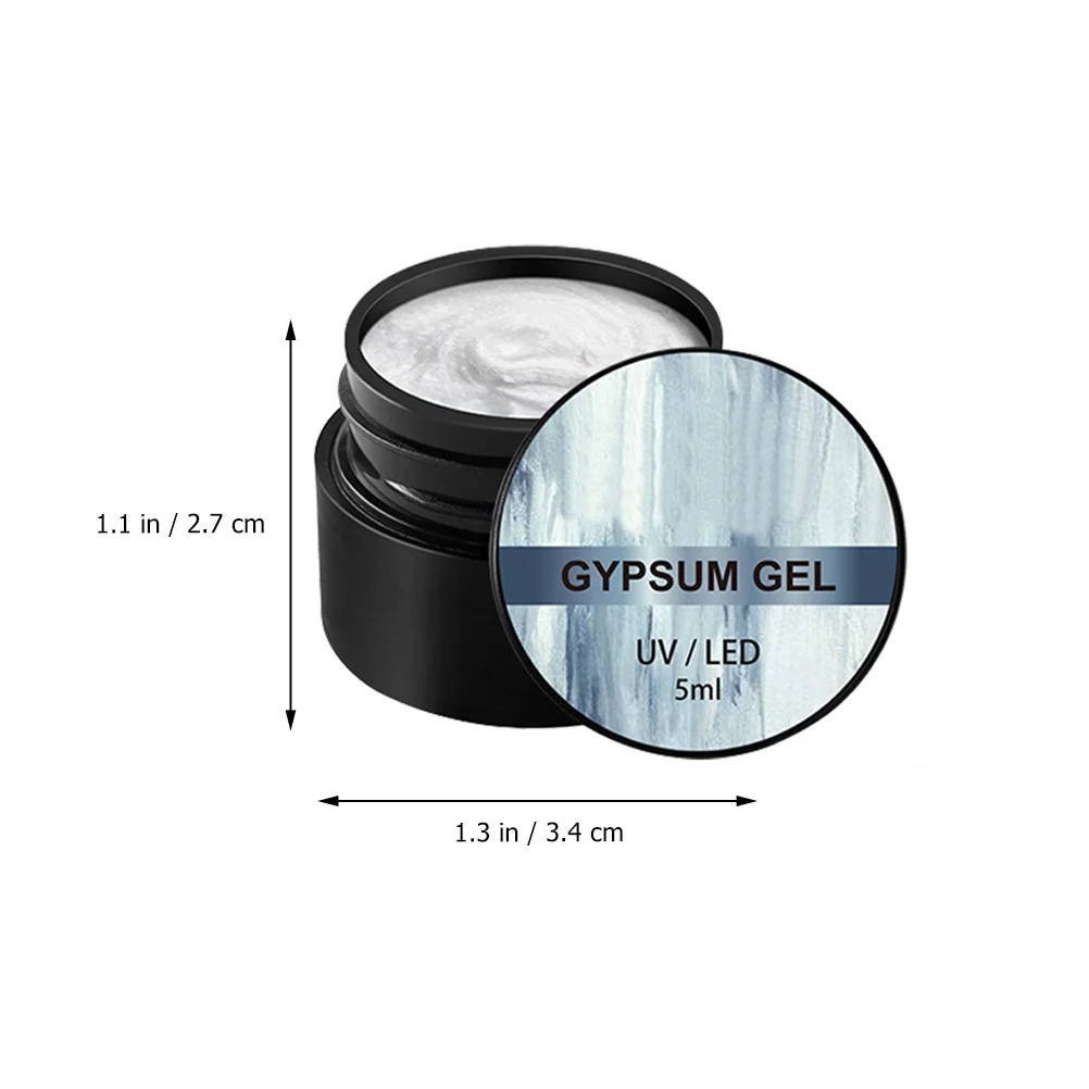 Matter Nagellack, 3 Gläser, 3D-Modellierung, Schnitzerei, Gipsgel, nicht trocknende Nagelhaut, schnelle Entfernung für unterwegs, Damen-Nagelgeschäftszubehör