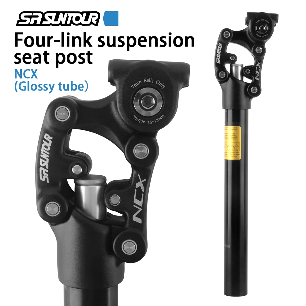 SR SUNTOUR NCX MTB Shock Absorber Seatpost Suspension Seat Tube 350mm*30.9/31.6/33.9mm Mountain Bike Dropper Bicycle Seat Post