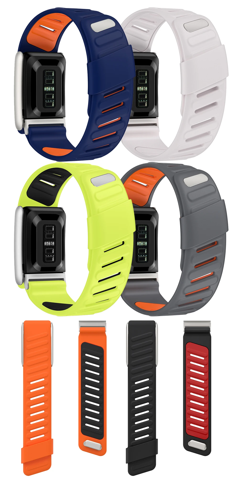 Silikon-Armband Kompatibel mit WHOOP 5.0 Wasserdicht Schweißfest Ersatz-Uhrenarmband für Damen und Herren für Whoop 5.0 Armbänder – Detail 3