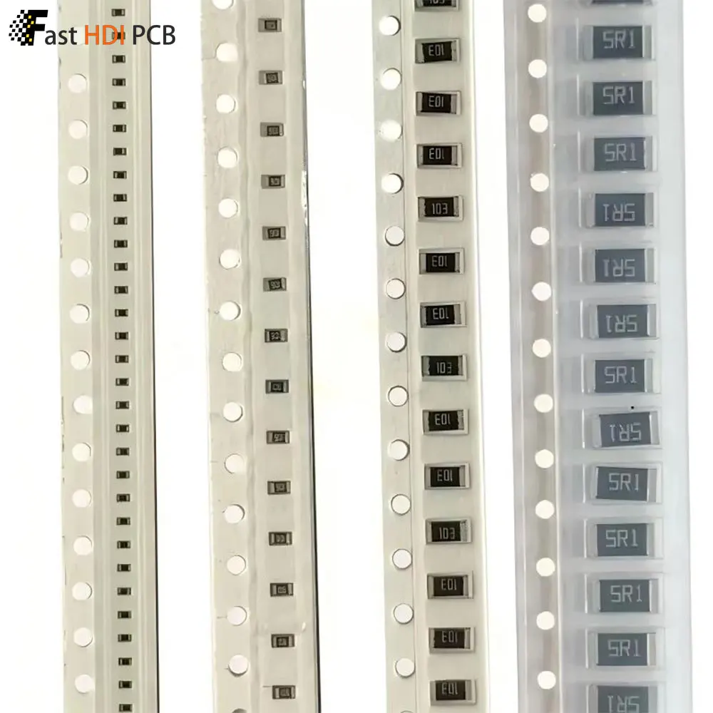 0603 SMD Resistor 1% 100pcs/pack, 0.1W Thick Film Chip Resistor, 0.1Ω-10MΩ Fixed Resistors, ±100ppm/°C 0R-10M
