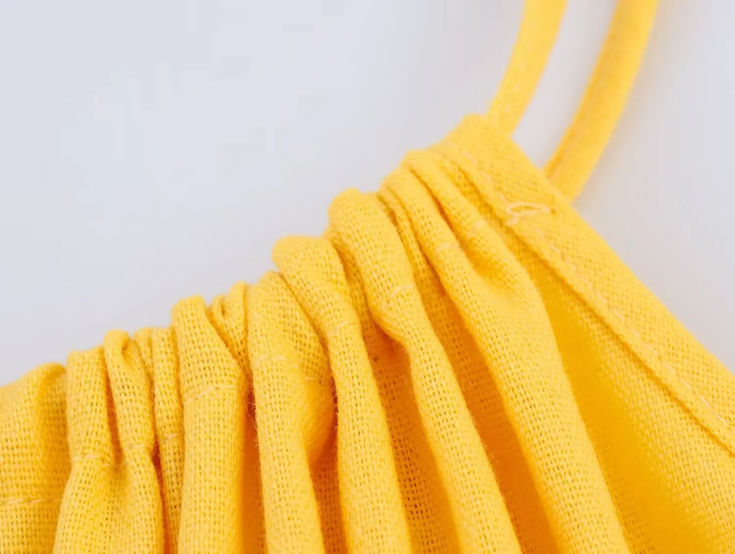 2025 Summer Women's Suspender Dress Yellow Loose Adjustable Belt Casual Beach Long Dress Boho Maxi Vestidos