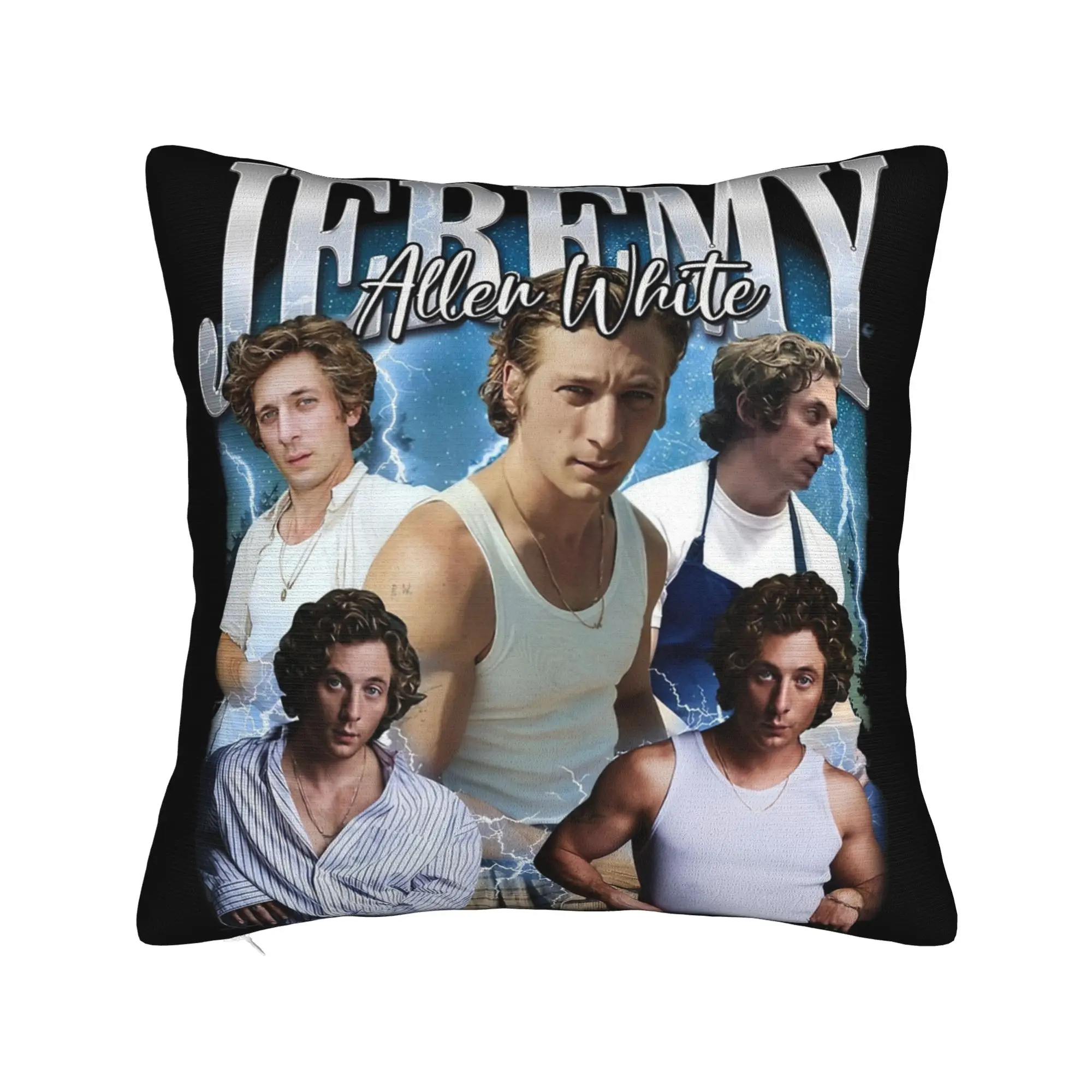 Jeremy Allen White The Bear Tv Show Pillowcase Printed Cushion Cover Decorations  Throw Pillow Case Cover Home Zippered 40*40cm