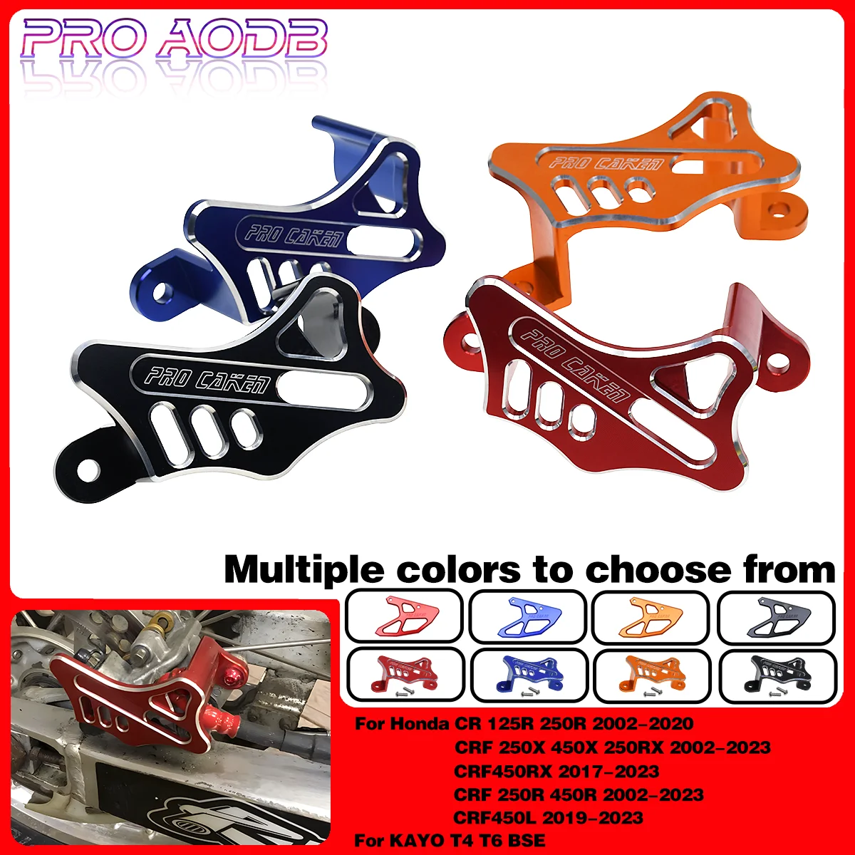 Rear Brake Disc Cover Caliper Guard Protection For Honda CR CRF 125R 250R 450R 250X 450X 250RX 450RX 450L Motocross Universal