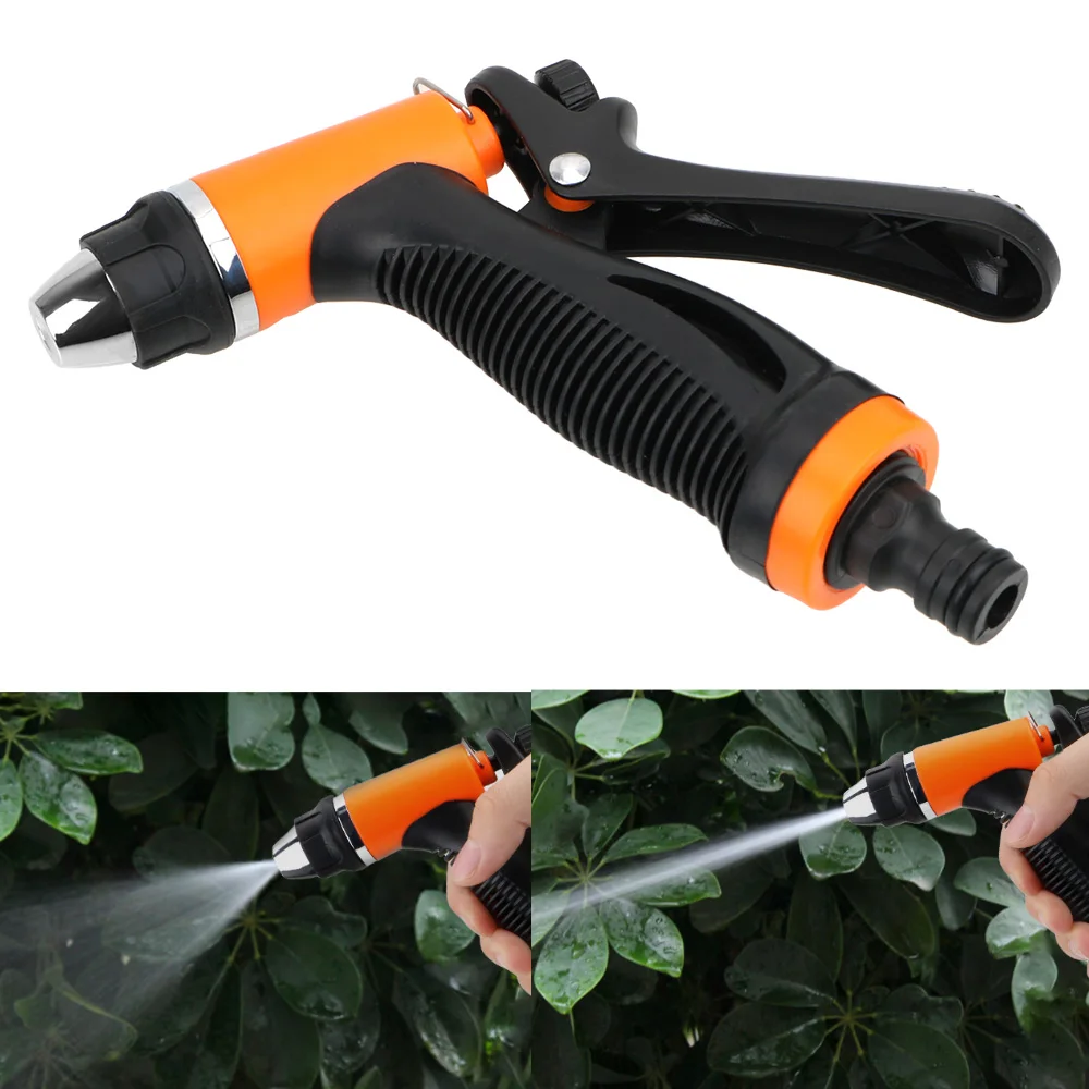 Garden Hose Water Spray Gun for Cleaning Car Watering Flower Plant Showering Pets Car Wash Water Sprayer Car Washing Nozzle