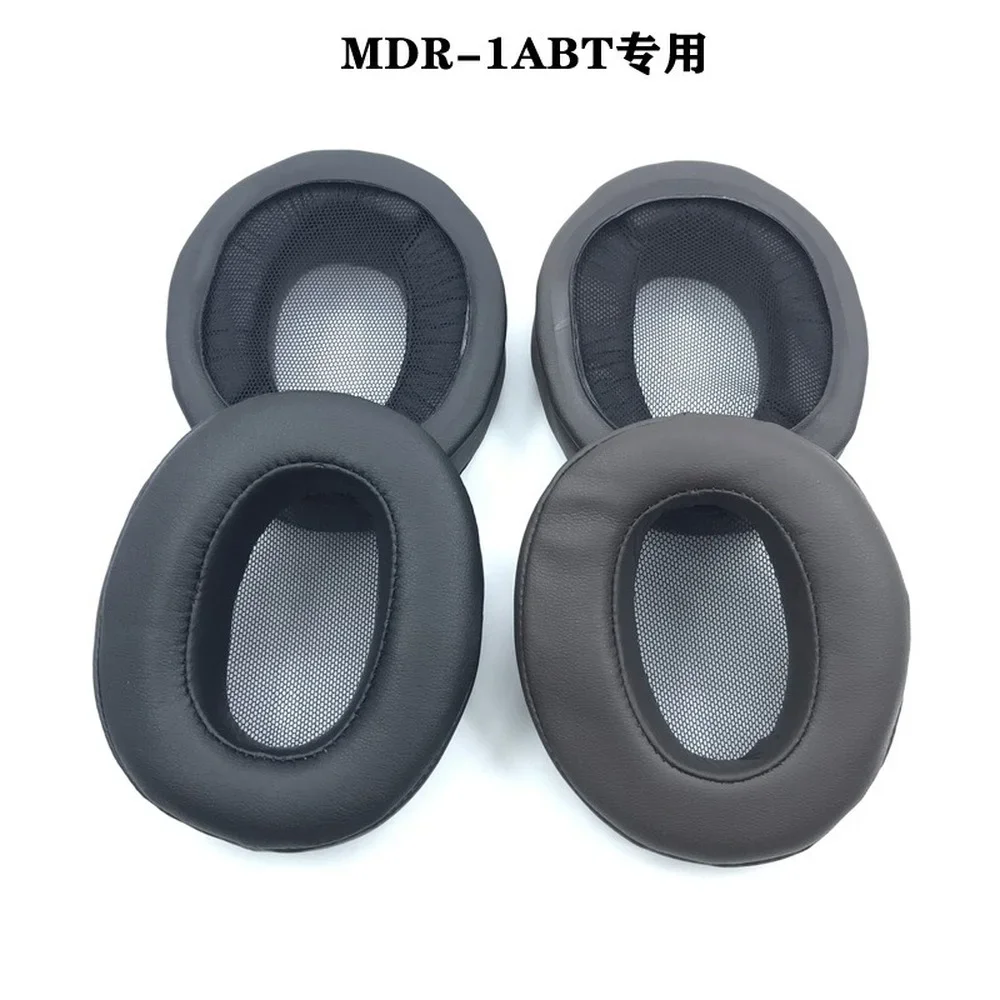 Ear pads for Sony MDR-1ABT 1RBT 1RNC 1A 1ADAC Earmuffs Headphones Mesh Foam Protein Leather Ear Cushion Accessories