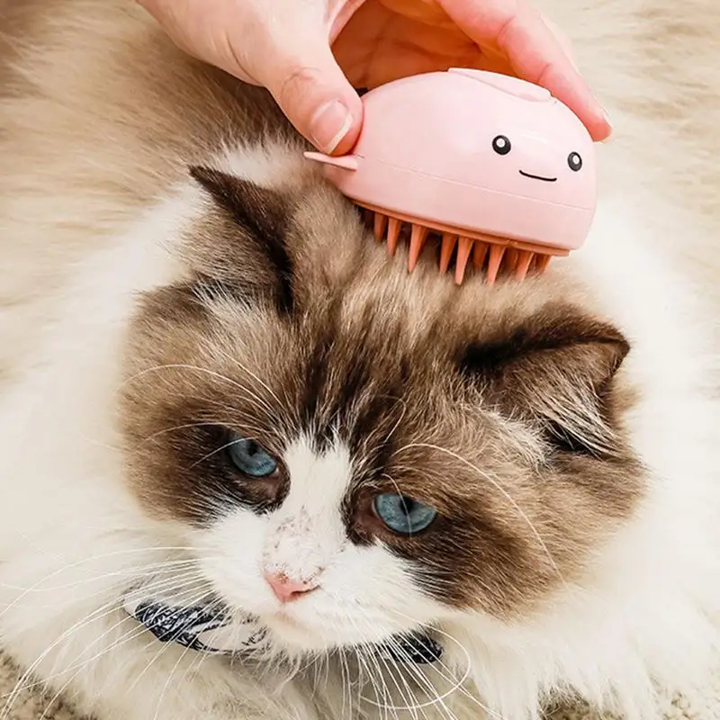 Dog Shower Brush Quick Combing Long Lasting Cat Massage Brush Dog Grooming Brush Cat Hair Brush Pet Massage Brush