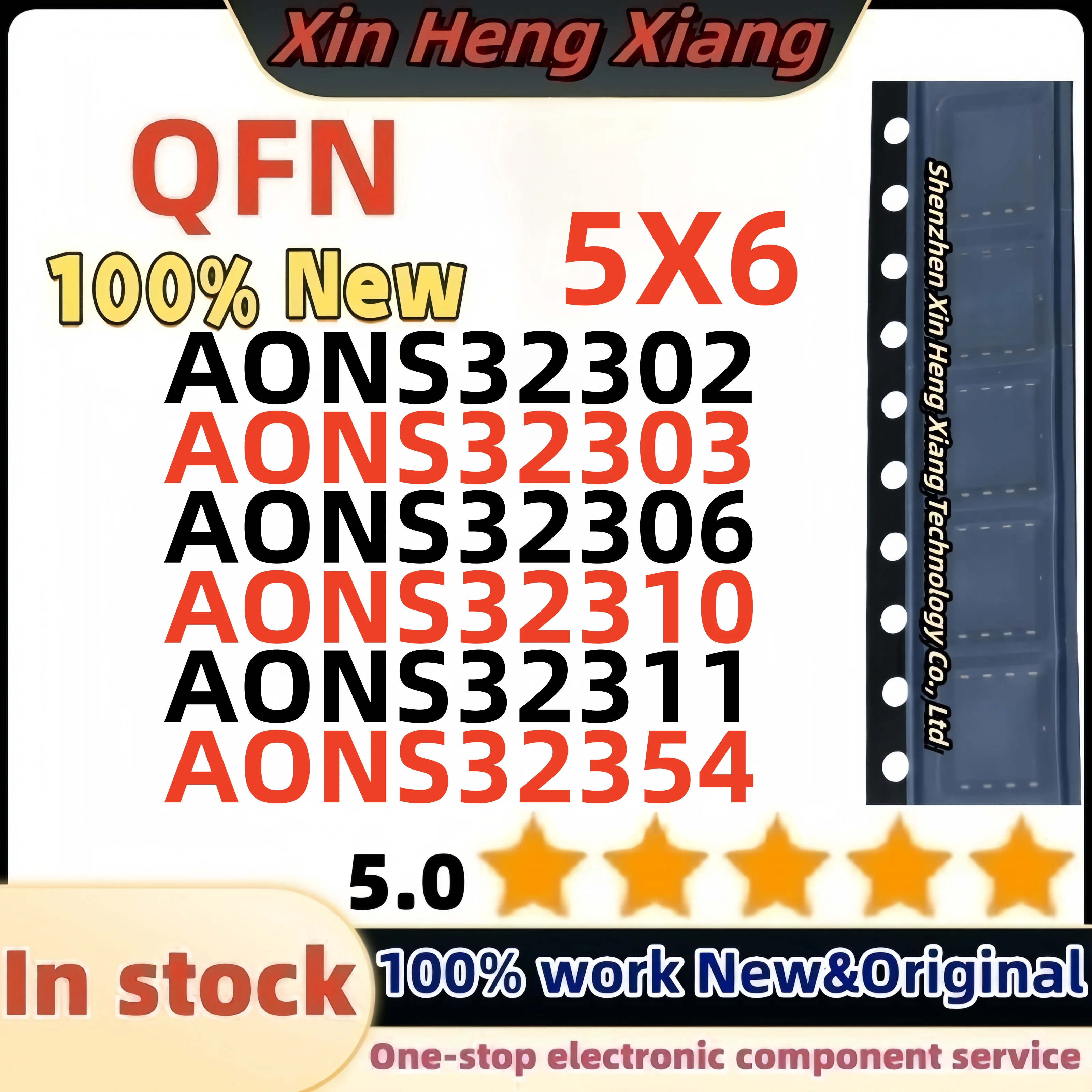 

(10pcs) AONS32303 AONS32306 AONS32302 AONS32310 AONS32311 AONS32354 AON AO 32302 32303 32306 32310 32311 32354 QFN-8