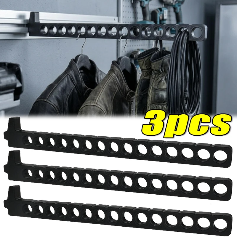 

Multi-Hole Clothes Hanger Portable Plastic Travel Drying Rack with Clip-On Design for RV Camping Home Foldable PLA Cloth Hanger