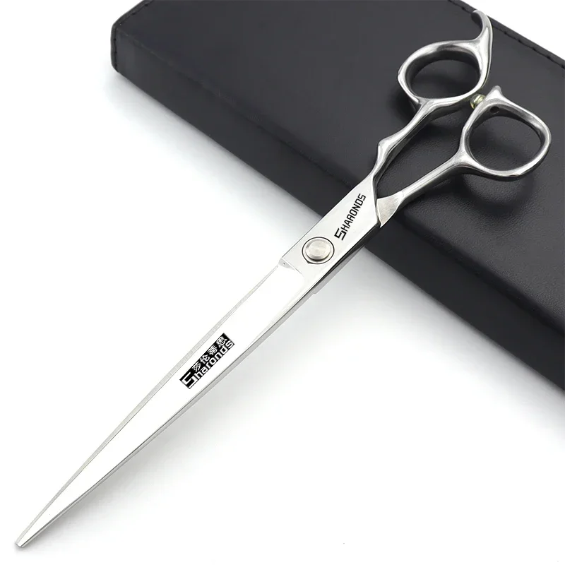 Professional hairdresser scissors hairstylist uses 6-inch flat scissors to thin fishbone teeth, hairdresser scissors set.