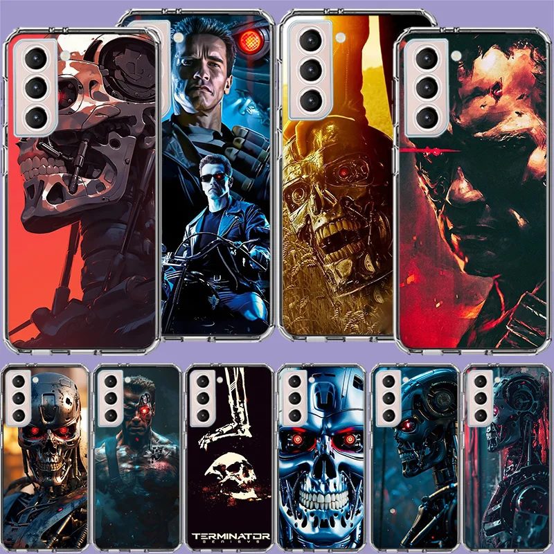 Funda de teléfono Arnold Schwarzenegger Terminator para Samsung S24 S25Edge Galaxy S22 S25 Ultra S21 S23 FE S20 S10 Plus S10E