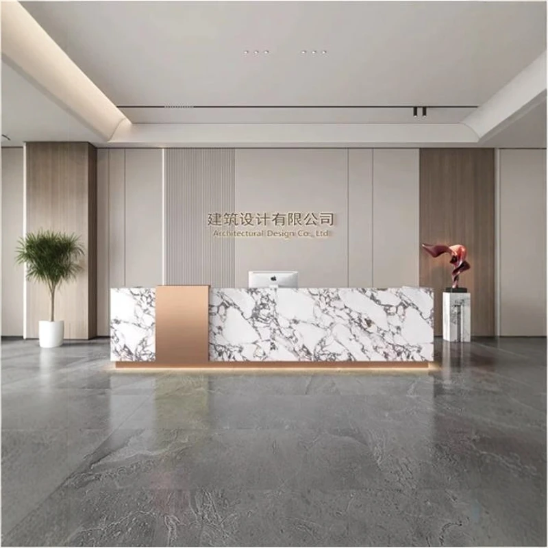 

Shop Beauty Reception Desks Modern Hotel Industrial Restaurant Executive Reception Desks Display Mostrador Commercial Furniture