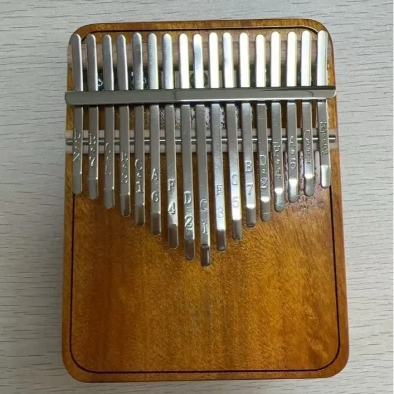 17 Tone Kalimba Mahogany Children Finger Piano Portable Relaxation Mini Thumb Piano Beginner Handheld Keyboard Instruments Gift