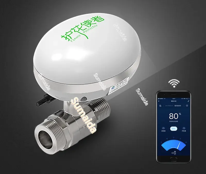 WiFi Watering Controller Tuya Tuya Smart Water Valve Timing Irrigation DN20 Electric Ball Valve Automatic Watering