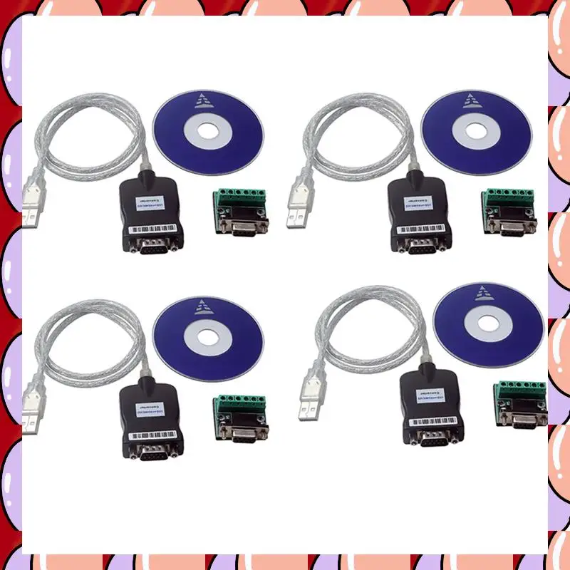 

A72Z 4X USB 2.0 To RS485 RS-485 RS422 RS-422 DB9 COM Serial Port Device Converter Adapter Cable, Prolific PL2303