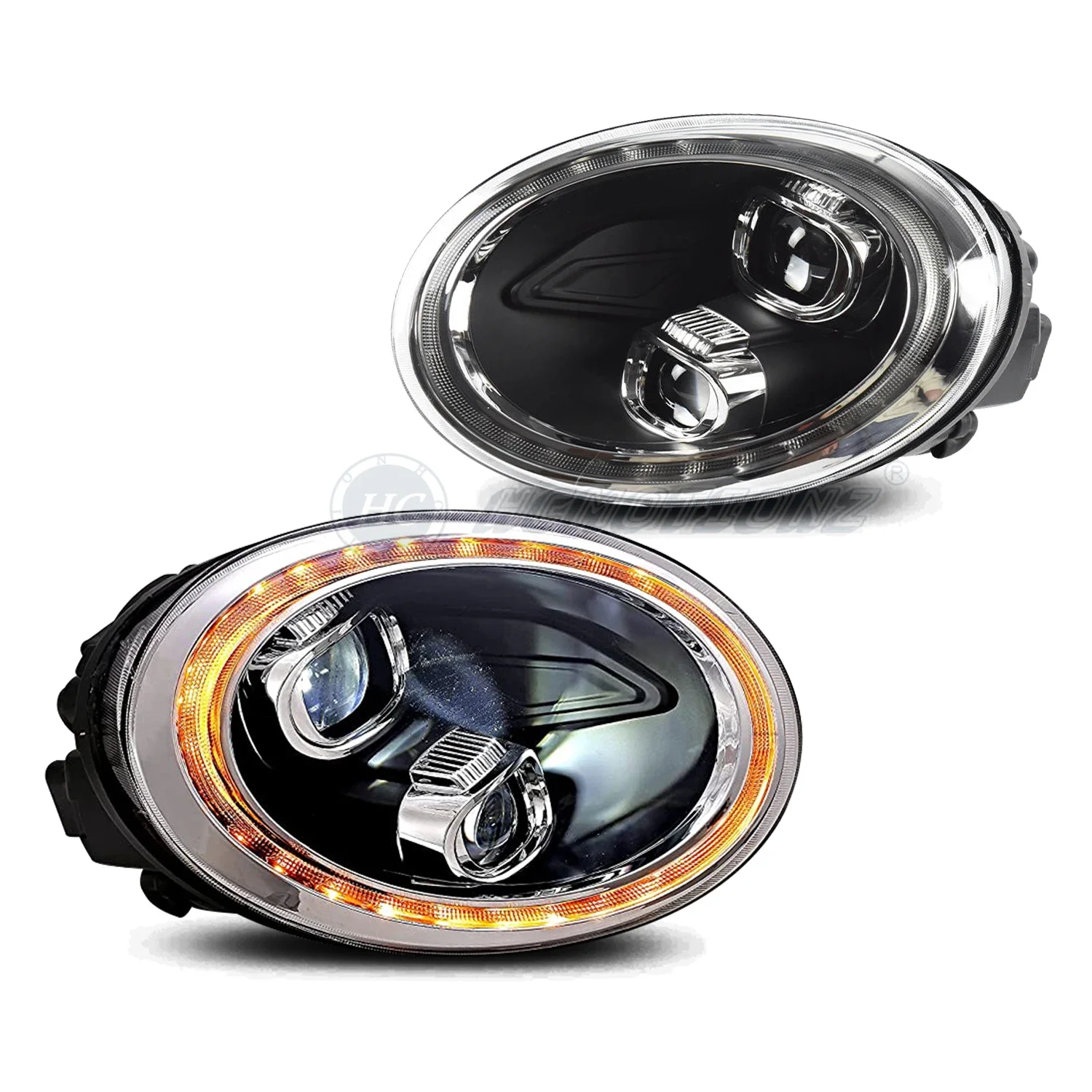 Popular Car Styling FULL LED Headlights VW 2013-2020 DRL High Low Beam Accessories Front Lamps For Volkswagen Beetle