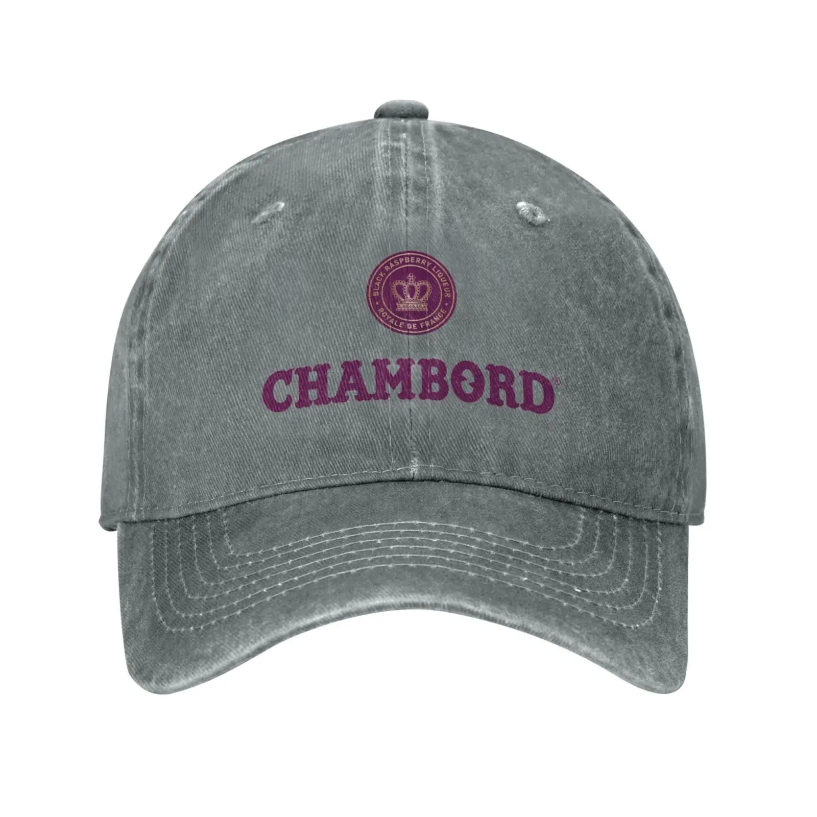 Chambord Logo Qualität Denim Cap Strick mütze Baseball mütze