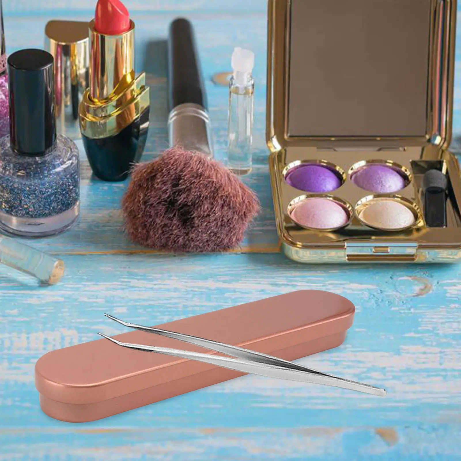 

5 шт. Портативный утолщенный органайзер для пинцетов, противоударный футляр для хранения, для путешествий и домашнего использования