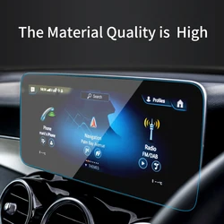 Car Stickers Screen Protector For Benz GLC 2023 Navigator Display Tempered Glass Protective Film Car Accessories For Vehicles