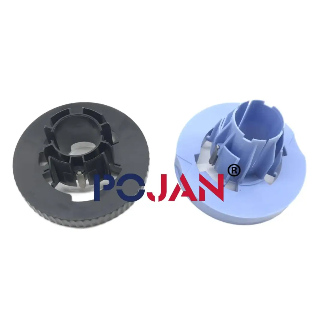 POJAN CQ893-67009 END Cap Spindle Hub Black + Blue Compatible with Designjet T120 T520 T730 T830 CQ891A CQ893A Plotter Parts