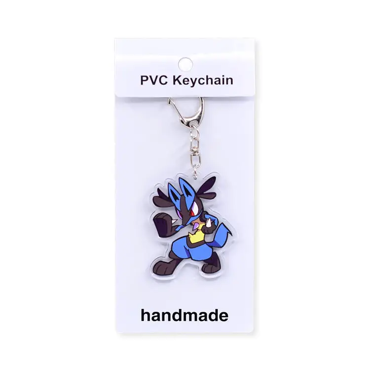 Pokemon Pendant Pikachu Peripheral Pendant Pokemon Keychain Anime Acrylic Key Chain Bag Pendant