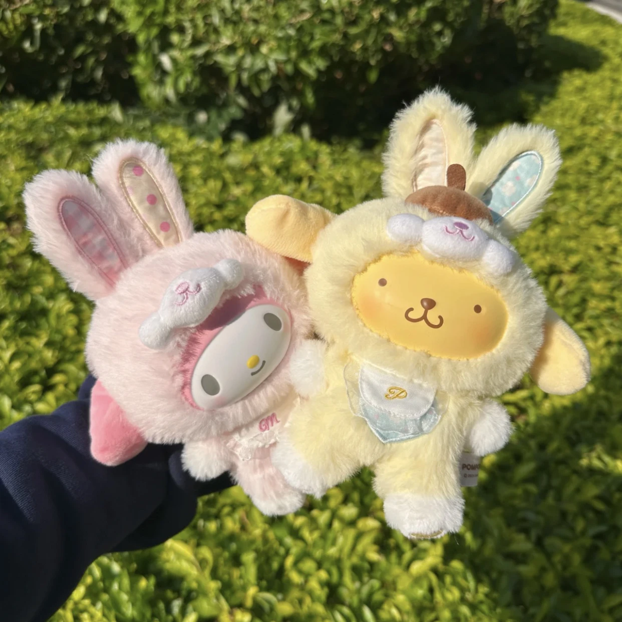 Toptoy Sanrio Characters Elf Rabbit Baby Blind Box Hello Kitty Melody Kuromi Cinnamoroll Anime Pendant Toy Dolls Cute Girl Gift