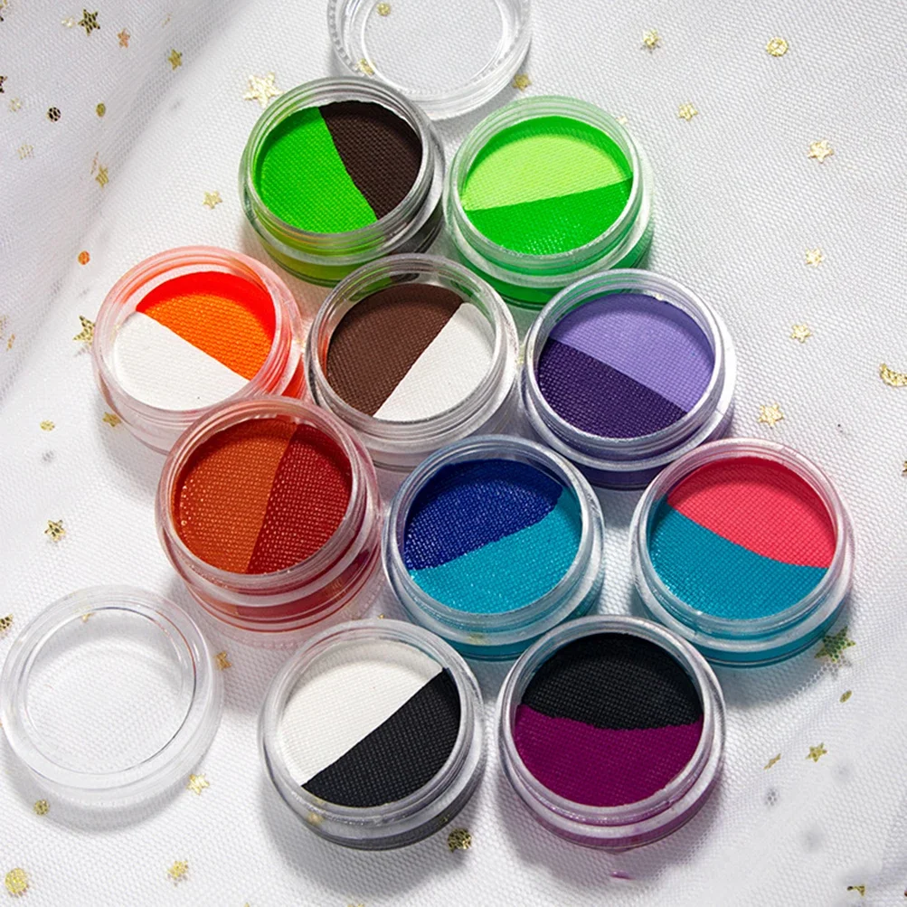 

Private Label Water-based Eyeliner Cream Custom Bulk Water Soluble Two-Tone Body Paint Neon Eye Liner Waterproof Pigment Makeup