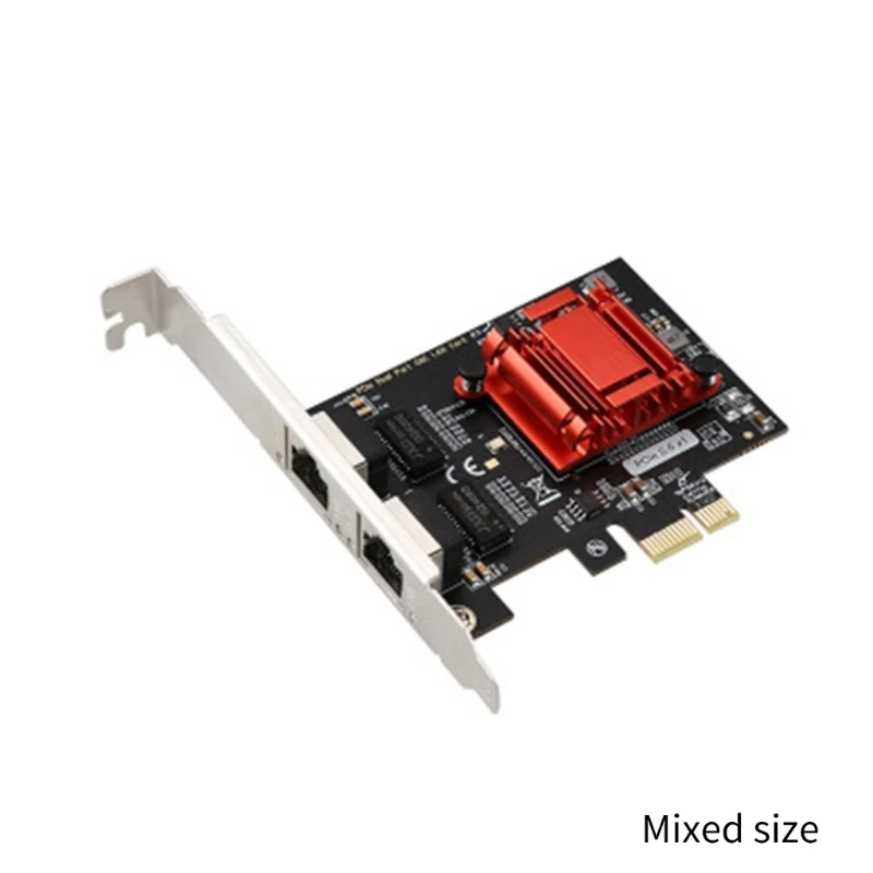 Tarjeta de red PCIe Adaptador de red Ethernet Gigabit RJ45 Compatible con Windows Lin