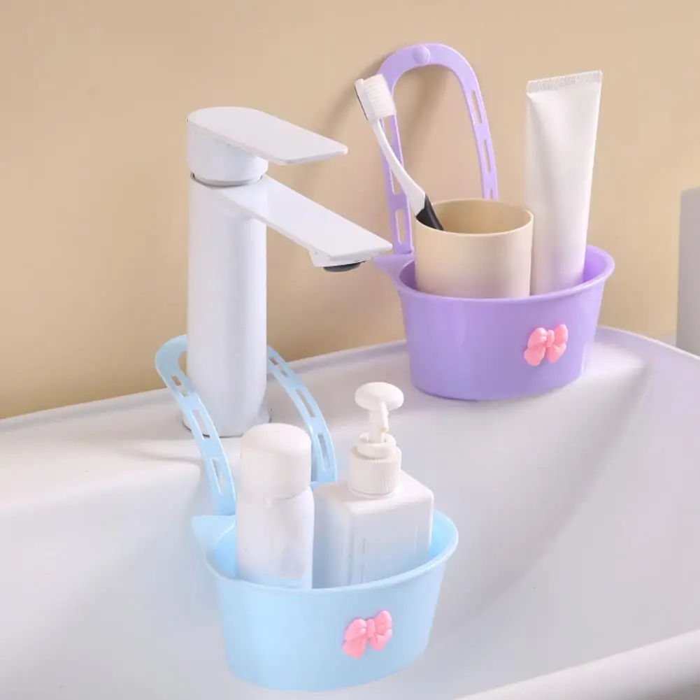 Sink Filter Basket, Kitchen Sink Strainer, Hanging Drain Basket for Kitchen Sink Faucet, Drain Hole Design for Washing Fruit