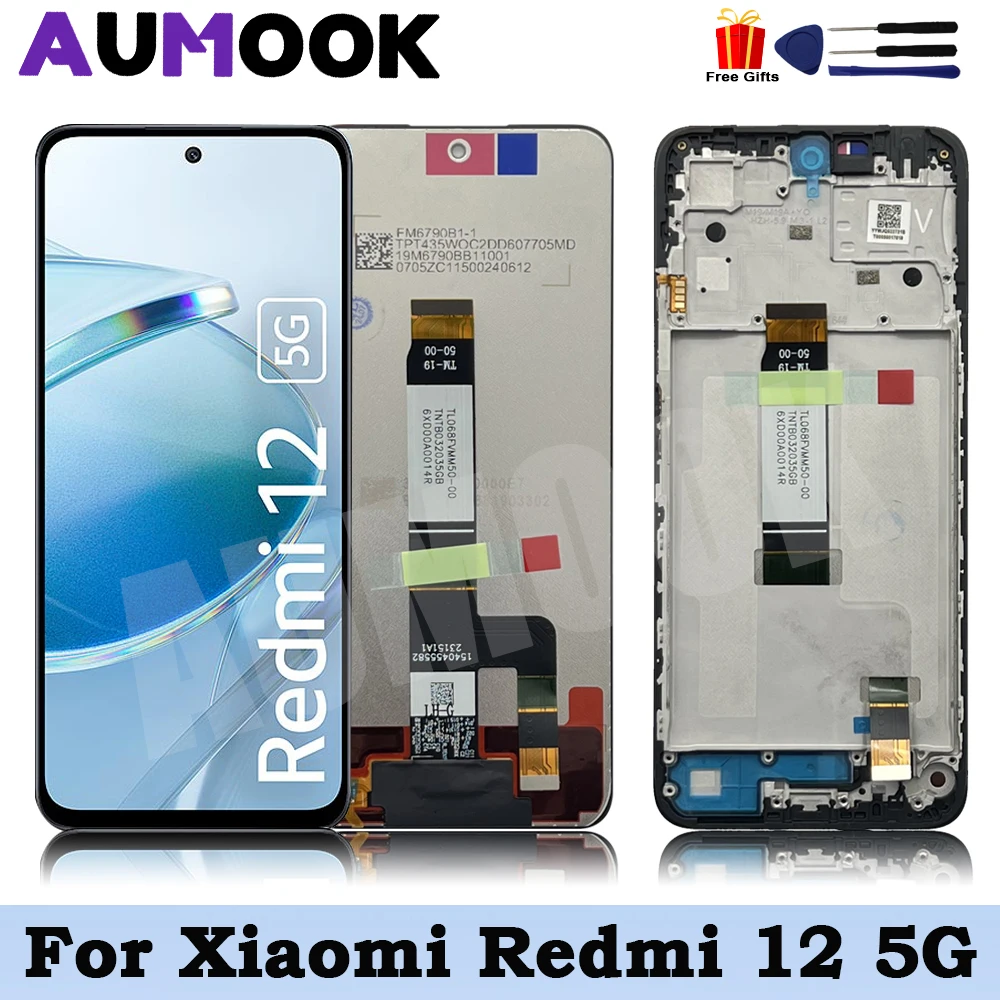 LCD For Xiaomi Redmi 12 5G 23076RN4BI 23076RN8DY Display Touch