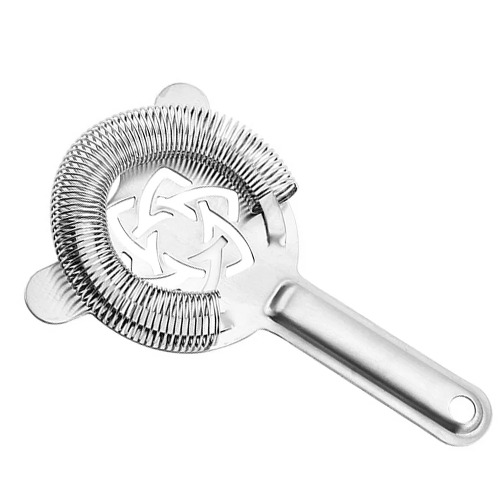 

Stainless Steel Ice Filter Cocktail Strainer for Large Pieces of Fruit Tool Barware