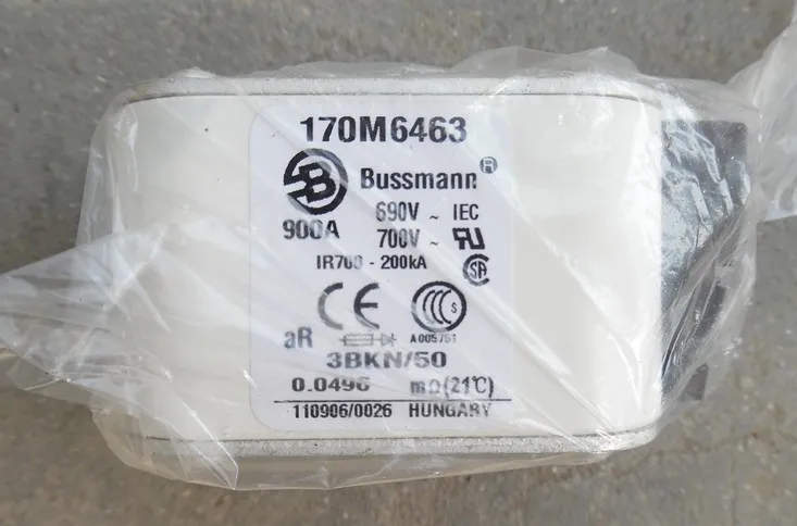 

Fuses: 170M6461 700A 690V / 170M6561 700A / 170M6462 800A / 170M6562 800A 690V aR