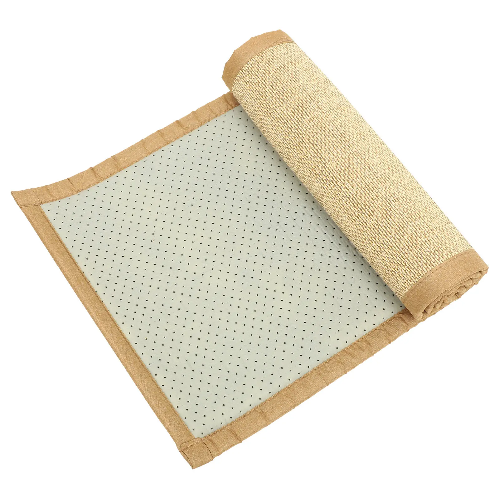 

Tatami Floor Mat Bamboo Cotton Linen Sturdy Woven Floor Cushion Comfortable Meditation Sitting Mat Large Size Indoor Cushions