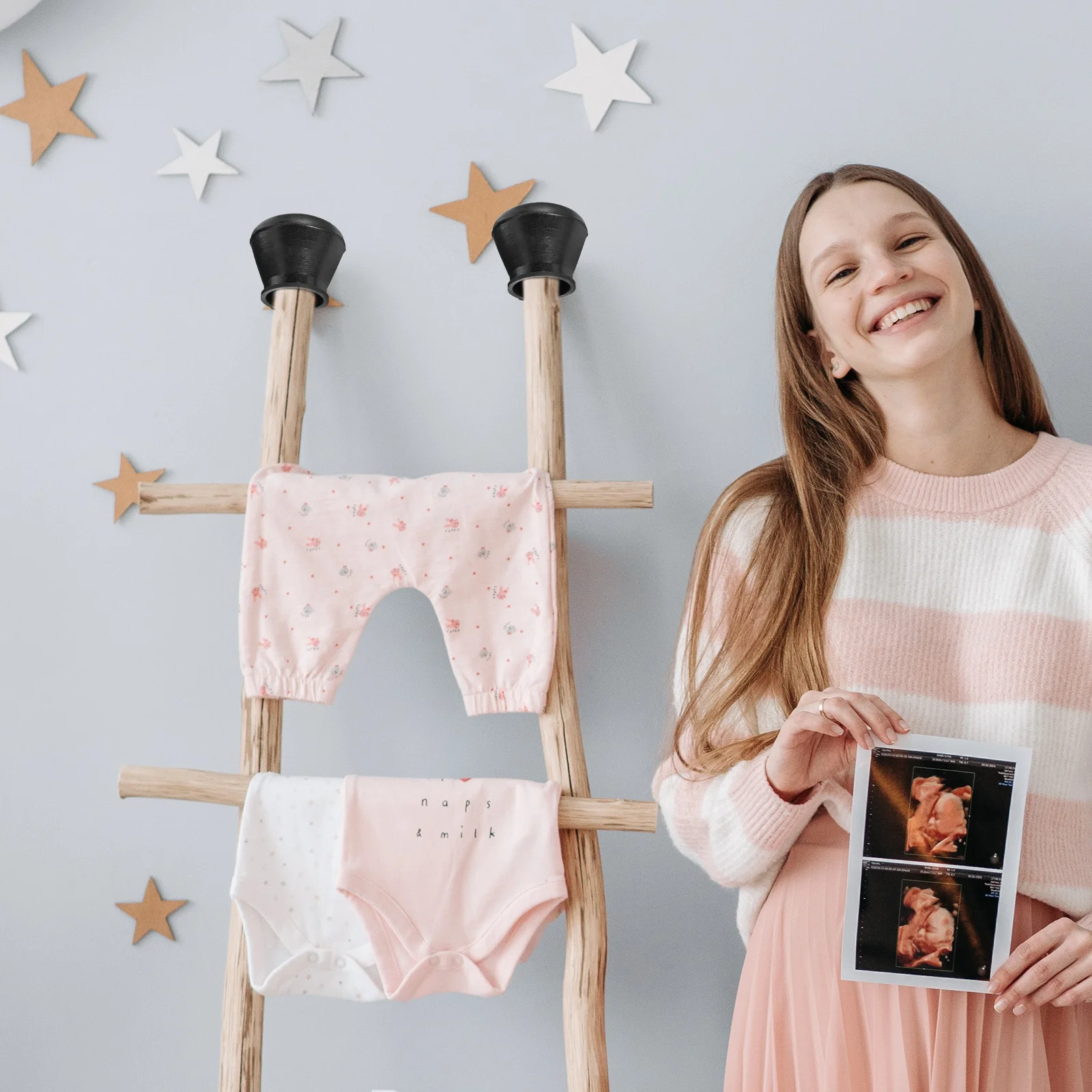 

4Pcs Ladder Feet Caps Rubber Protective Covers Non-Slip Foot Pads Stable Ladder Feet Accessories Floor Protection