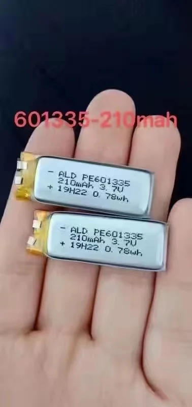 buy more will cheap 3.7V polymer lithium battery 601335/503450 Bluetooth speaker intelligent digital rechargeable battery 210mAh