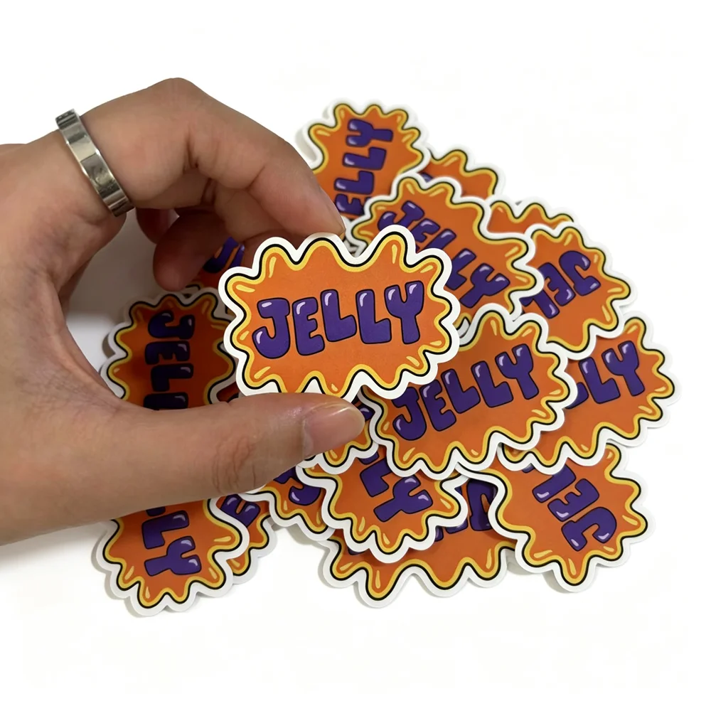 100Pcs Custom  Stickers, Waterproof Die Cut Decals, Personalized Character Stickers for Party Decor & Gift Packaging